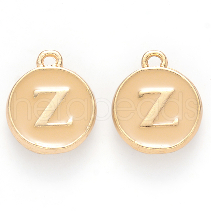 Golden Plated Alloy Enamel Charms ENAM-S118-06Z-1