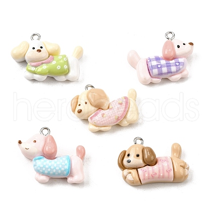 Opaque Resin Pendants CRES-D313-08P-1