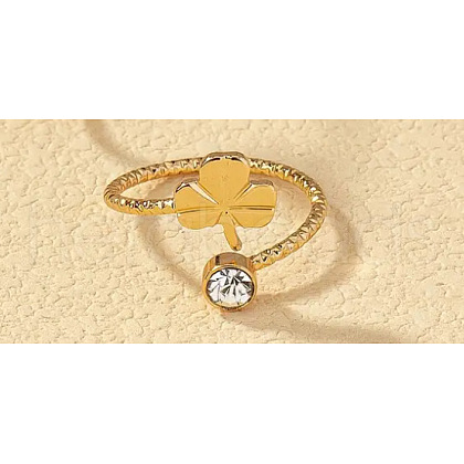 Brass Crystal Rhinestone Cuff Toe Rings FS-WG20A77-02-1