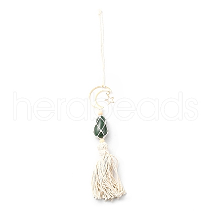 Hanging Moon Star Braided Macrame Ornaments MOST-PW0001-137B-1