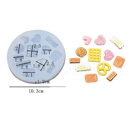 Cookie DIY Food Grade Silicone Fondant Molds PW-WG11418-02-1
