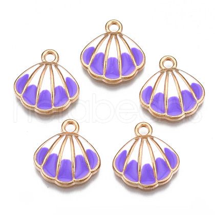 Alloy Enamel Pendants ENAM-Q446-001B-RS-1