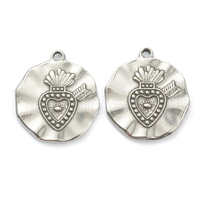 Non-Tarnish 304 Stainless Steel Pendants STAS-P279-52P-1