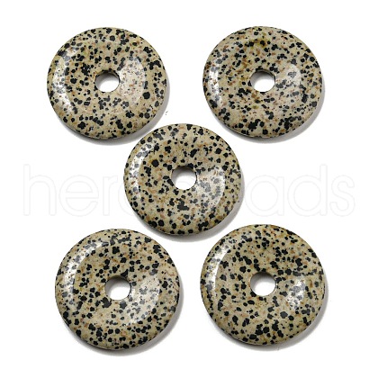 Natural Dalmatian Jasper Pendants G-P532-01A-25-1