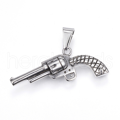304 Stainless Steel Pendants STAS-H365-09-1