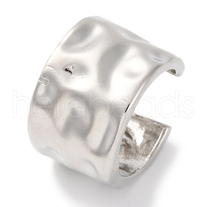 Rack Plating Brass Open Cuff Rings RJEW-S242-14P-1