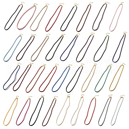 Nylon Milan Cord Necklace Making MAK-M028-01G-1