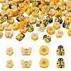 Fashewelry 100Pcs 4 Style Handmade Polymer Clay Beads CLAY-FW0001-05-10