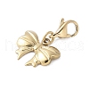304 Stainless Steel Bowknot Pendant Decoration STAS-S165-29G-2