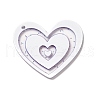Transparent Plastic Pendants KY-P014-01B-2