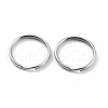 Non-Tarnish 304 Stainless Steel Split Key Rings STAS-Q314-02H-P-1