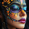 Plastic Makeup Painting Practice Board MRMJ-WH0101-004-7