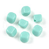 Opaque Acrylic Beads SACR-T017-36B-1