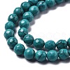 Synthetic Turquoise Beads Strands G-L620-A01-8mm-4