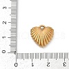 304 Stainless Steel Charms STAS-P383-08G-3