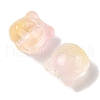 Transparent Spray Paint Glass Beads GLAA-Z011-01H-2