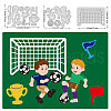 Sport Theme Carbon Steel Cutting Dies Stencils DIY-WH0309-1198-2