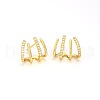 S925 Sterling Silver Four-Claw Stud Earrings ES6250-1-2