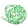 Transparent Glass Beads Strands GLAA-F029-4mm-24-2