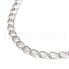 Non-Tarnish 304 Stainless Steel Curb Chain Bracelet for Men Women BJEW-E031-15P-01-2