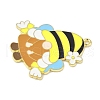 Bees Theme Alloy Enamel Pandants FIND-M083-06E-G-2