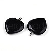 Natural Obsidian Pendants G-S364-006F-2