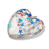 Independence Day Transparent Resin Pendants RESI-U007-01B-2