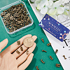 130Pcs 26 Styles Alloy Slider Charms FIND-SC0009-84-3