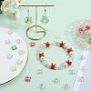 SOFPLATE 400Pcs Acrylic Bead Caps OACR-SP0001-15-4