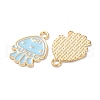 Alloy Enamel Pendants ENAM-O001-08D-G-2