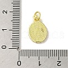 Brass Micro Pave Cubic Zirconia Charms KK-M283-21C-01-3