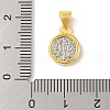 Rack Plating Brass Pendants KK-S380-31G-A-3