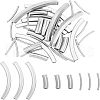 Unicraftale 40Pcs 5 Style 304 Stainless Steel Tube Beads STAS-UN0026-96-1
