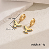 Metal Bird Stainless Steel Hoop Earrings for Women Daily Versatile Jewelry SE6238-1-7