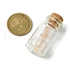 Transparent Glass Wishing Bottle Decoration AJEW-JD00011-01-3