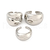 3Pcs Alloy Open Cuff Rings Kit for Women RJEW-K260-04P-2