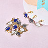 12Pcs 3 Styles Alloy Enamel Pendant HJEW-CA00003-3