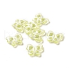 Spray Painted Transparent Acrylic Beads OACR-E015-30-1