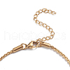 304 Stainless Steel Serpentine Chain Anklets AJEW-G024-04G-2