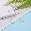 925 Sterling Silver Leverback Earring Findings X-STER-G027-22S-6