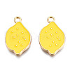 Light Gold Plated Alloy Charms ENAM-T009-04-2