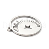 Non-Tarnish 304 Stainless Steel Pendants STAS-E152-02P-3