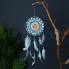 Woven Net/Web with Feather Hanging Ornaments PW-WG0DA7B-08-1