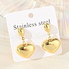 304 Stainless Steel Stud Earrings for Women EJEW-A125-37G-1