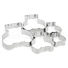 5Pcs Stainless Steel Cookie Cutters PW-WGFF0D1-01-3