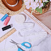 16 Yards Cotton Embroidery Flower Lace Ribbons SRIB-FG0001-27-6