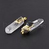 Natural Quartz Crystal Pointed Big Pendants G-P491-12G-5