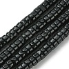 Natural Black Onyx Beads Strands G-D067-C01-1