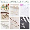 Unicraftale 40Pcs 304 Stainless Steel Linking Ring FIND-UN0003-64-5