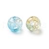 Transparent Crackle Acrylic Beads DACR-D300-01A-8mm-2